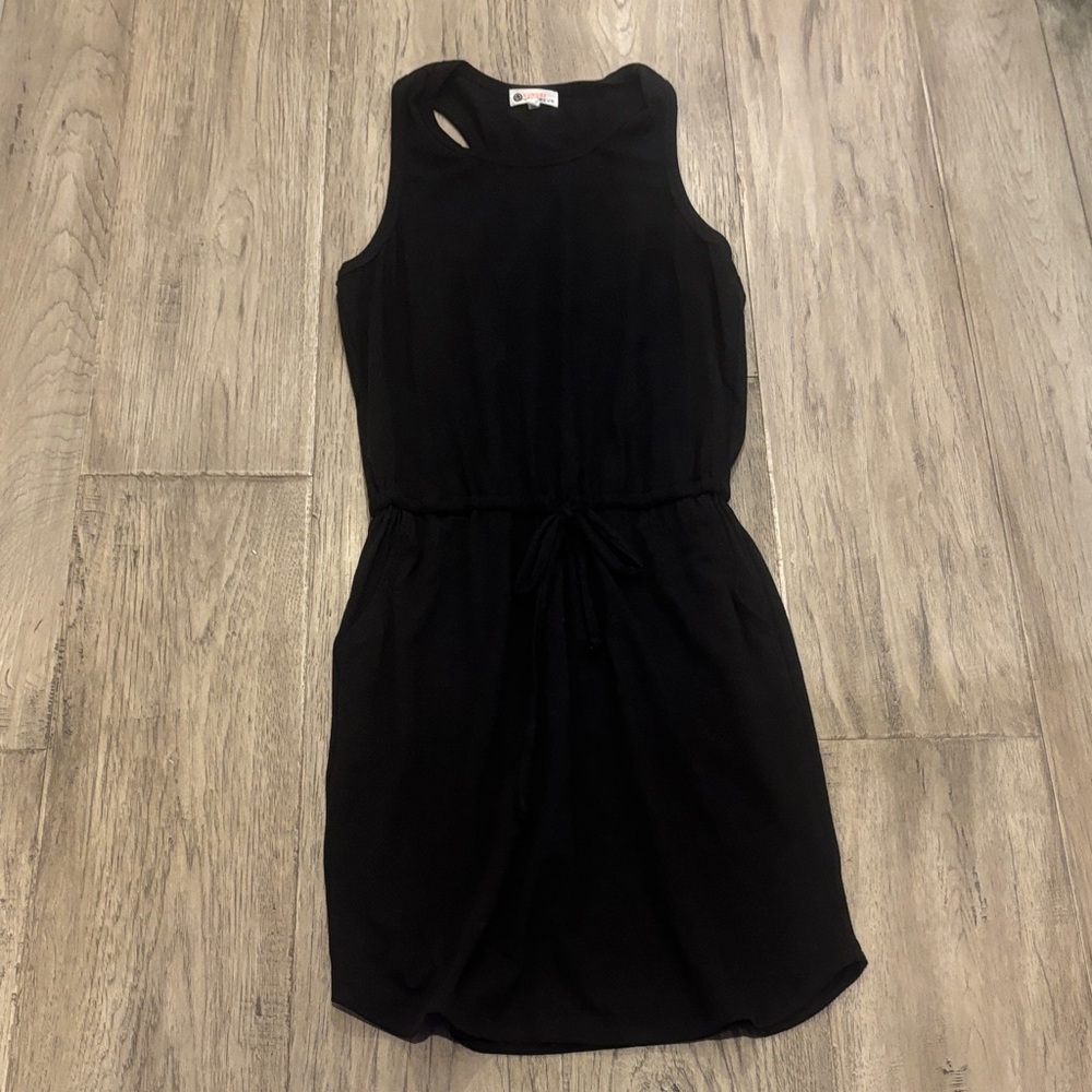 Sundry Black Sleeveless Mini Dress